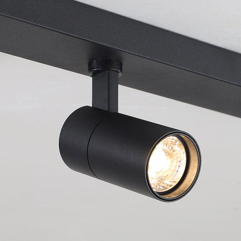 Forme cylindrique LED Rail Plafond Plafon