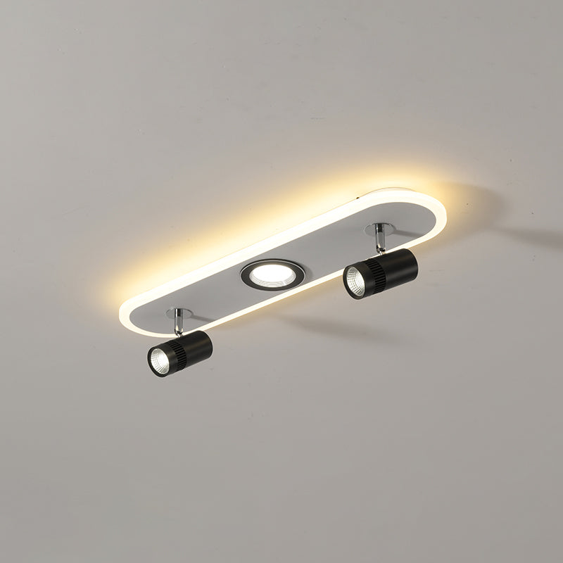 Forme cylindrique LED Rail Plafon