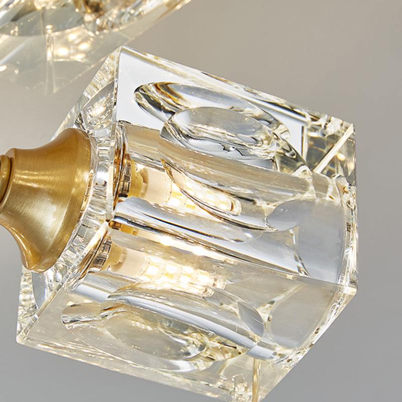 Fixes de plafond de la géométrie coloniale Mont de plafond en métal Montage en bronze