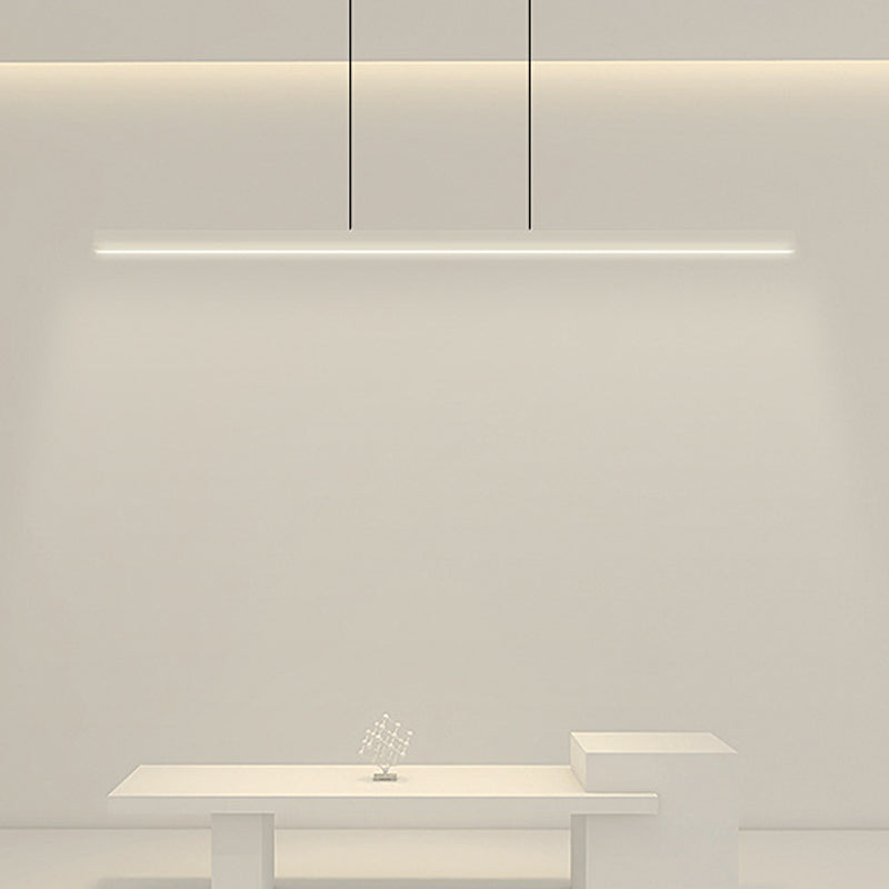 Colgante de isla LED de metal nórdico de la isla de 47.5 "de ancho de ancho de ancho para sala de estar para sala de estar