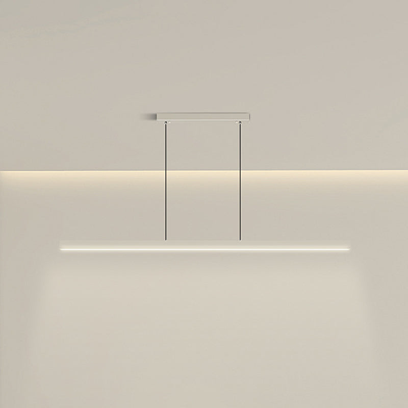 Colgante de isla LED de metal nórdico de la isla de 47.5 "de ancho de ancho de ancho para sala de estar para sala de estar