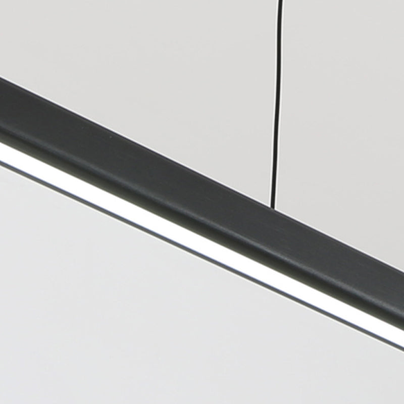 Colgante de isla LED de metal nórdico de la isla de 47.5 "de ancho de ancho de ancho para sala de estar para sala de estar