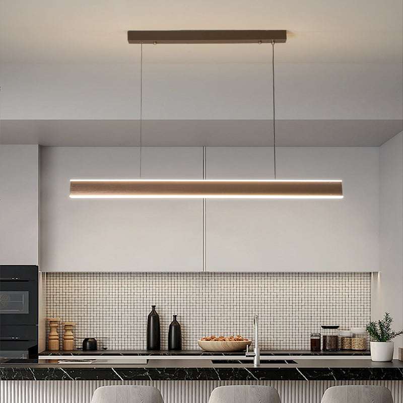 Minimalista Metal Island Light Led Island Relect Island para sala de estar