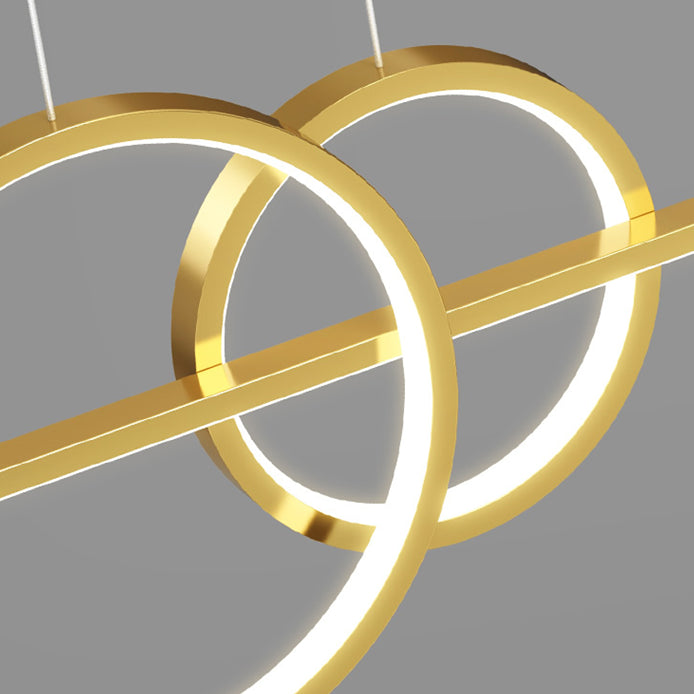 Modern Metal Island Light Geométrico Multi Light LED PRIGHT para dormitorio