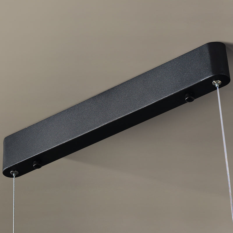 Estilo moderno Metal Island Light Geométrico 1 Pense de la isla ligera para sala de estar