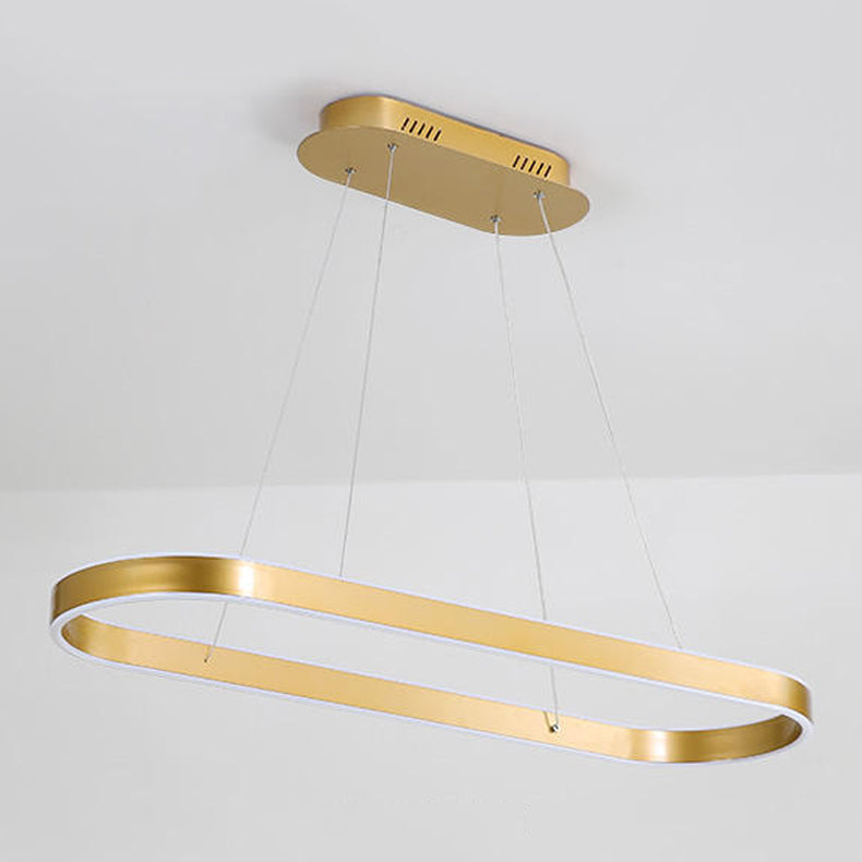 Forma de geometría Luz de colgante de estilo moderno Metal Metal LED Ilumining de iluminación