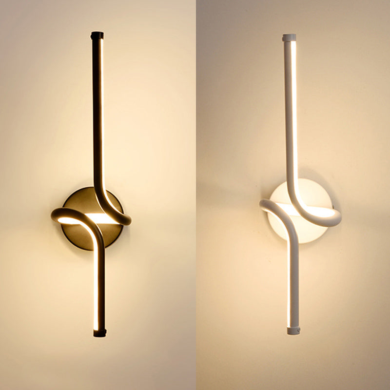 Metal Wall Lighting Fixture Simple-Style LED Wall Mount Light Fixture