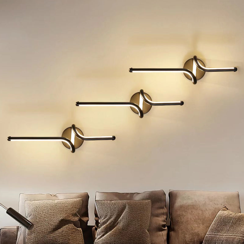 Metal Wall Lighting Fixture Simple-Style LED Wall Mount Light Fixture