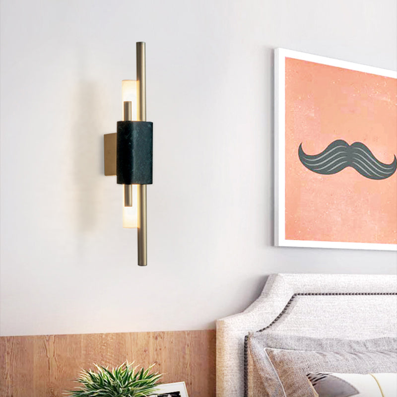 Creative Marble Wall Light Fixture Modern Style Wall Sconce Light