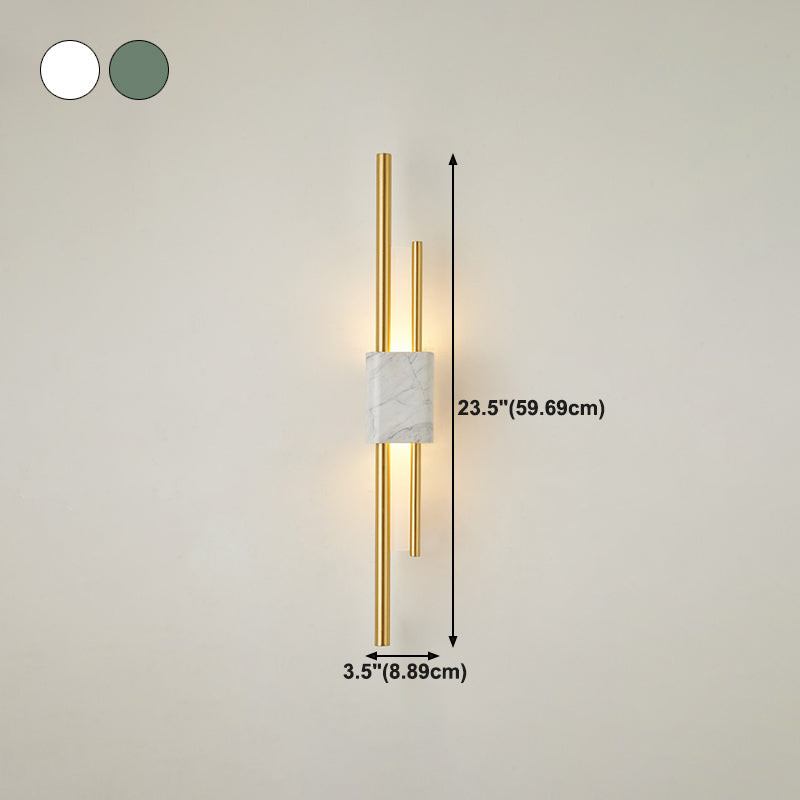 Creative Marble Wall Light Fixture Modern Style Wall Sconce Light