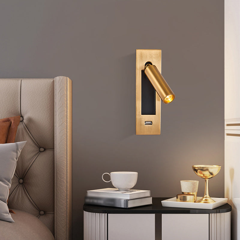 Luz de montaje en la pared Luz de pared LED de pared LED de dormitorio de metal moderno