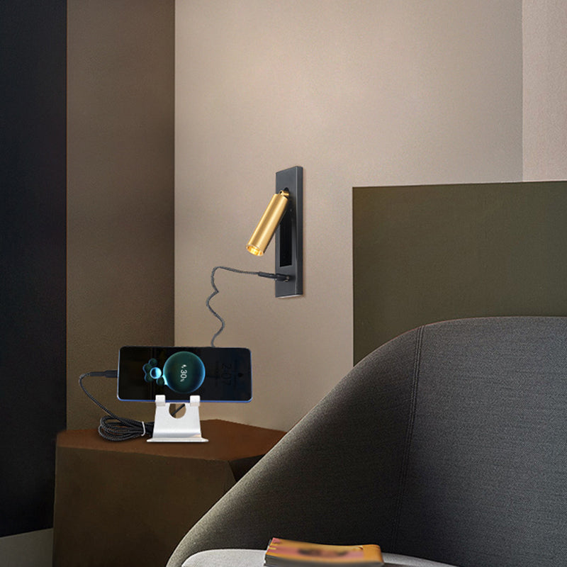 Luz de montaje en la pared Luz de pared LED de pared LED de dormitorio de metal moderno