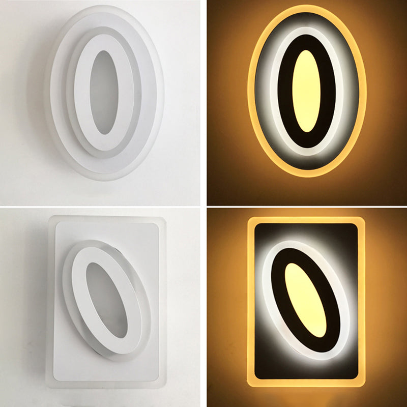 Sconce Light Fixture Modern Style LED Metal Wall Sconce Lighting for Bedroom