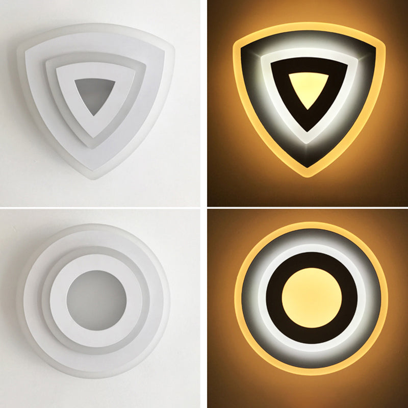 Sconce Light Fixture Modern Style LED Metal Wall Sconce Lighting for Bedroom