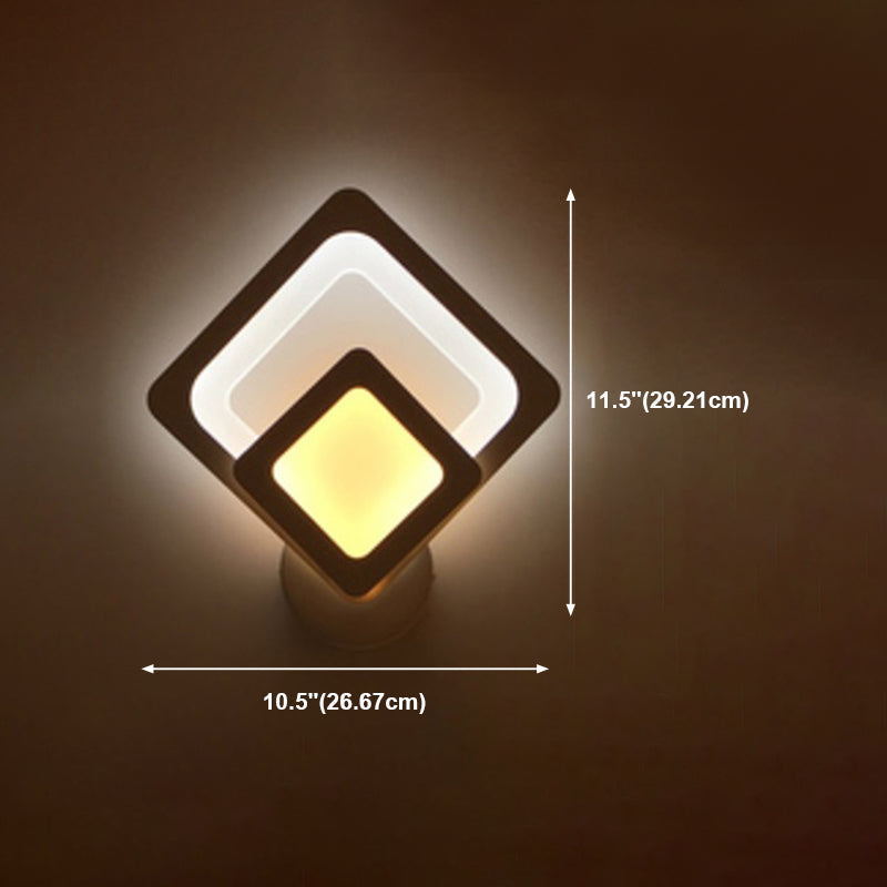 Sconce Light Fixture Modern Style LED Metal Wall Sconce Lighting for Bedroom