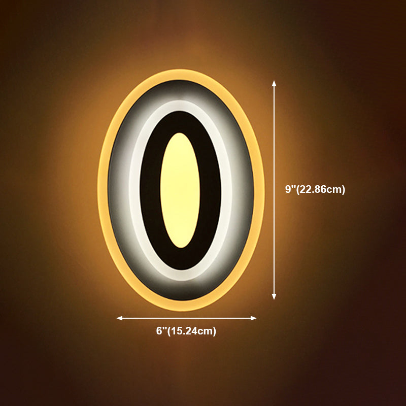 Sconce Light Fixture Modern Style LED Metal Wall Sconce Lighting for Bedroom