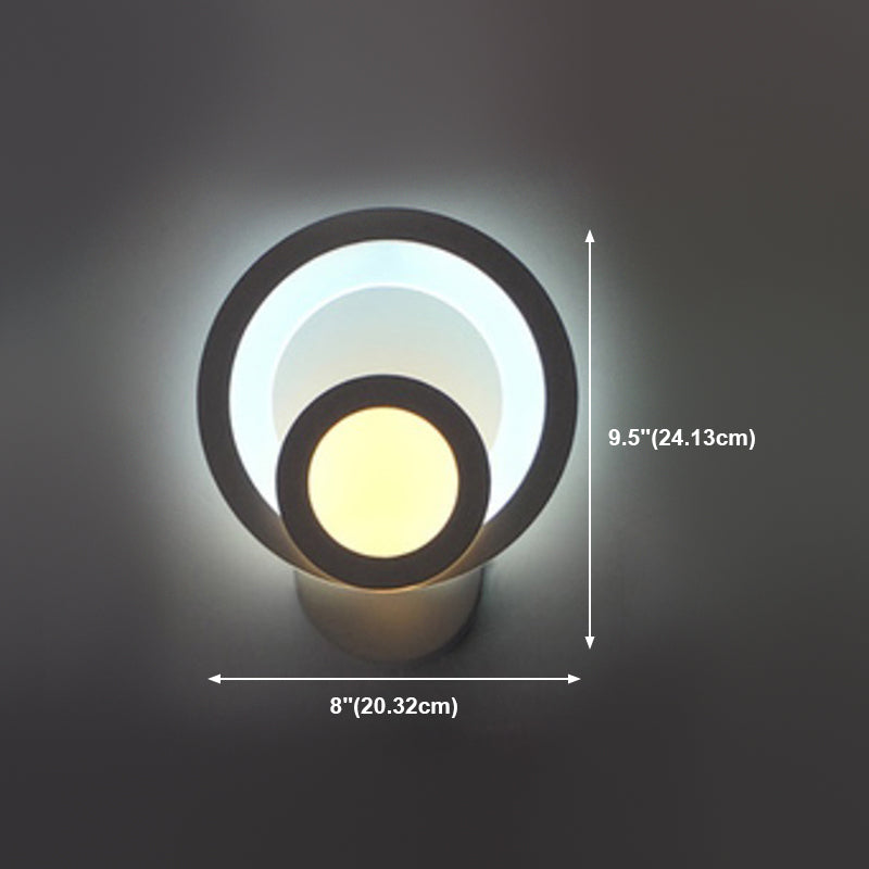 Sconce Light Fixture Modern Style LED Metal Wall Sconce Lighting for Bedroom