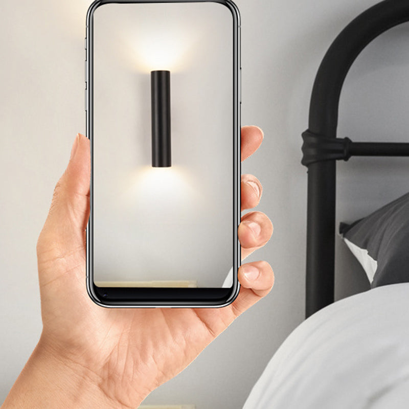 Cilíndrico de metal Luz de luz Luz de luz Nordic estilo LED de montaje de pared LED Lighture
