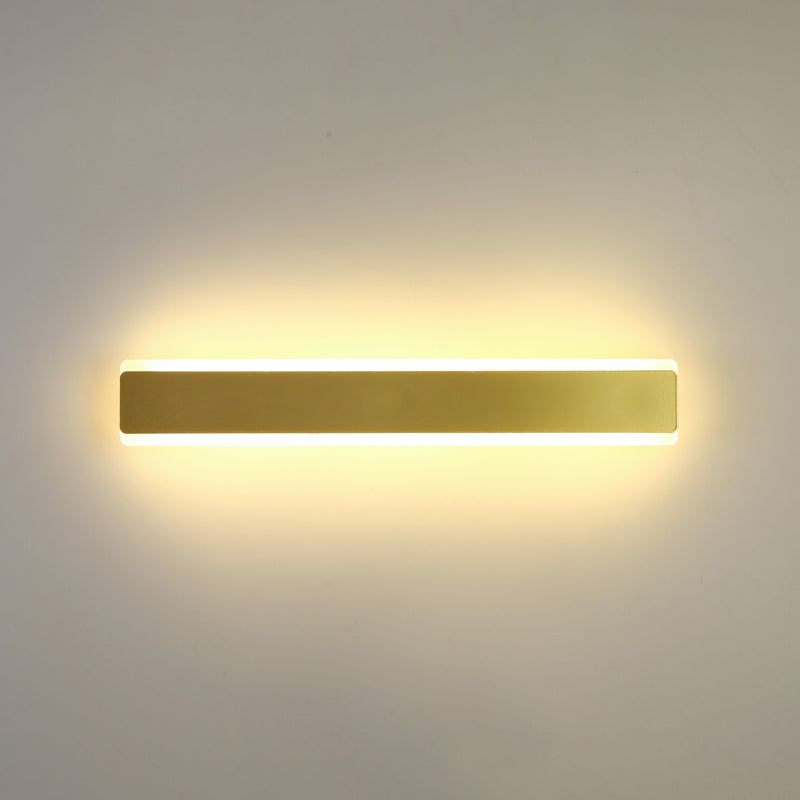 Wall Sconce Lighting Simple Style LED Metal Wall Mounted Light for Bedroom