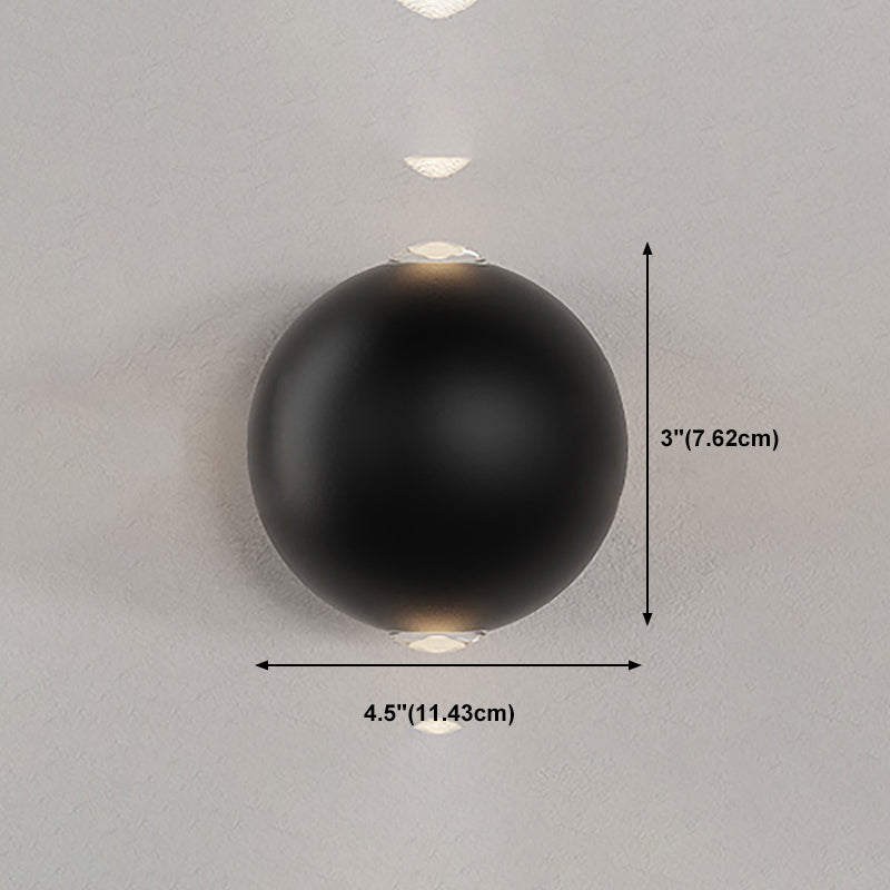 Modern Style Metal Wall Light Geometric Shape LED Wall Washer for Outdoors