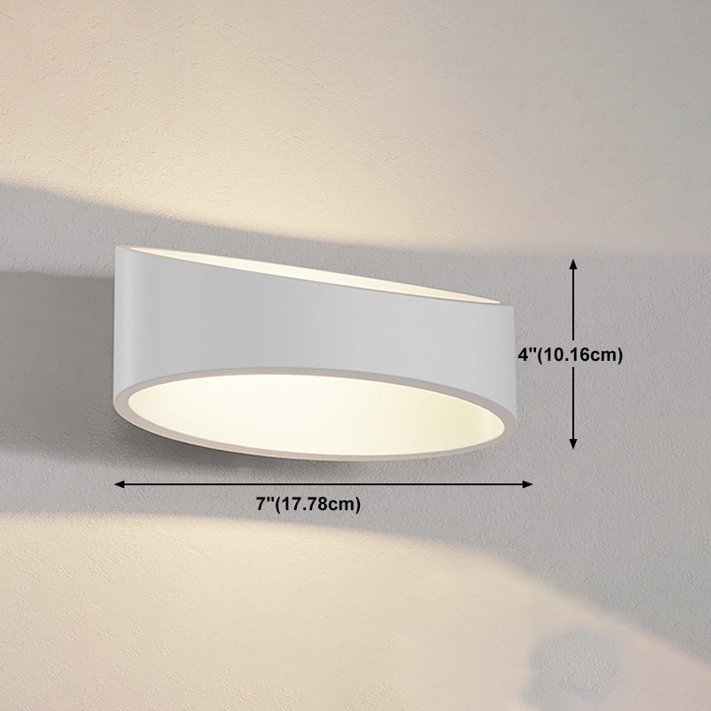 Modern Style Metal Wall Light Geometric Shape LED Wall Washer for Outdoors