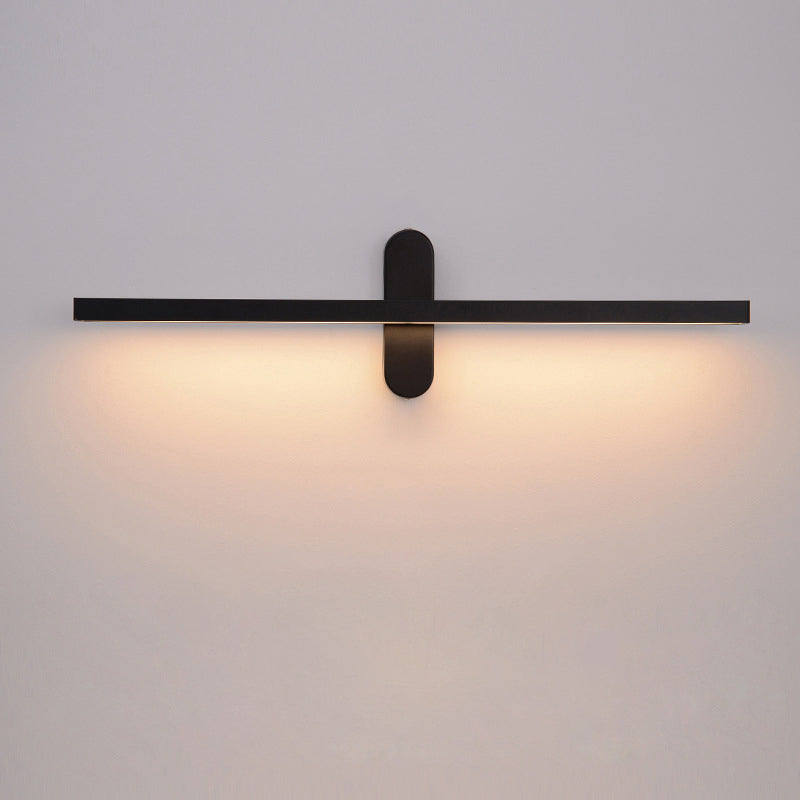 Modern Metal Wall Light Straight Rotatable 1 Light Wall Sconce for Bedroom