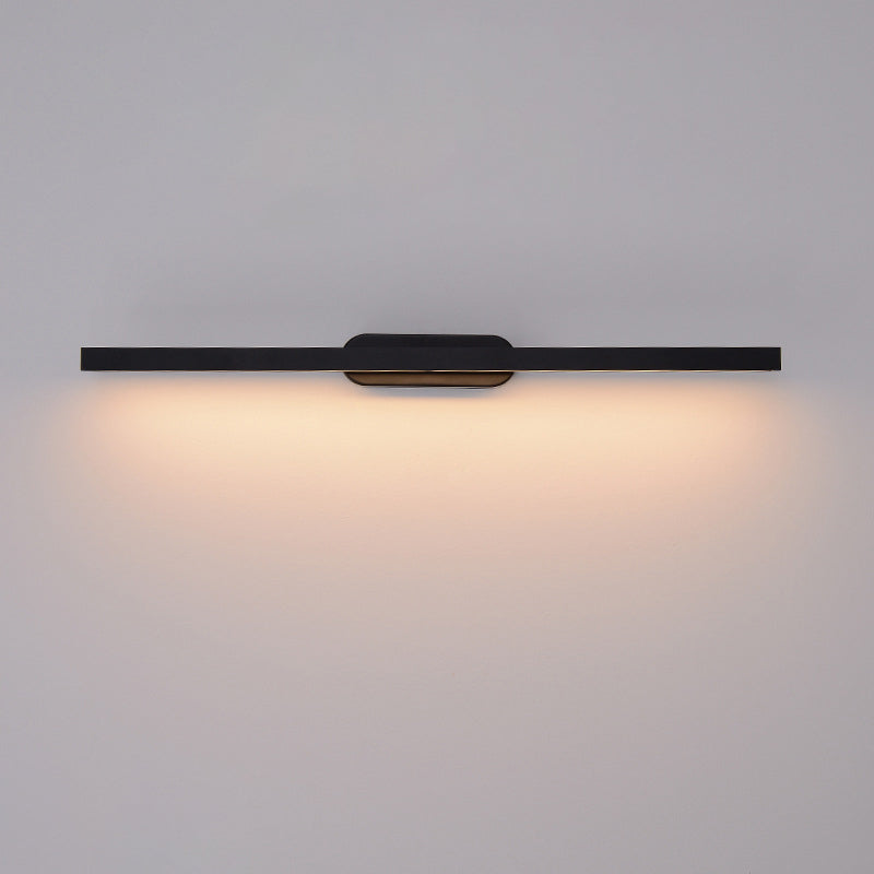 Modern Metal Wall Light Straight Rotatable 1 Light Wall Sconce for Bedroom
