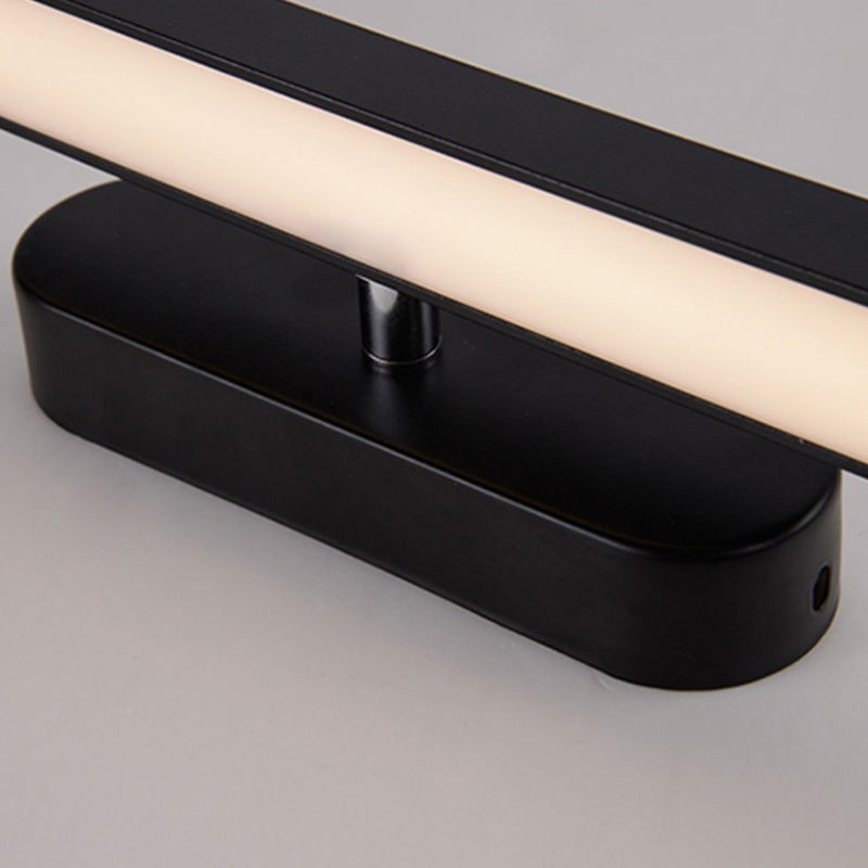 Modern Metal Wall Light Straight Rotatable 1 Light Wall Sconce for Bedroom