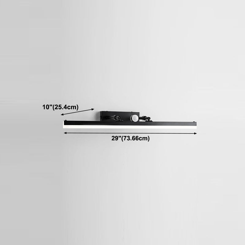 Accesorio de iluminación de pared luz de pared de metal led simple para el baño