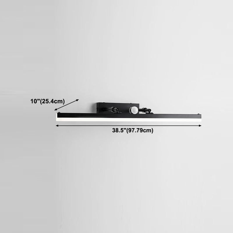 Accesorio de iluminación de pared luz de pared de metal led simple para el baño