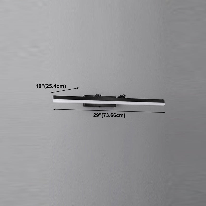 Accesorio de iluminación de pared luz de pared de metal led simple para el baño