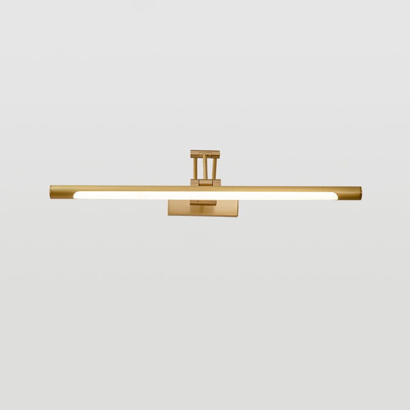 Linear Shape Metal Mirror Wall Light Modern 1-Light Mirror Wall Mounted Light