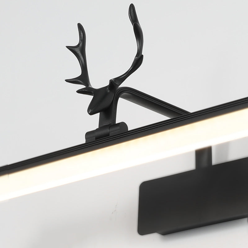 Linear Shape Metal Mirror Wall Light Modern 1-Light Mirror Wall Mounted Light