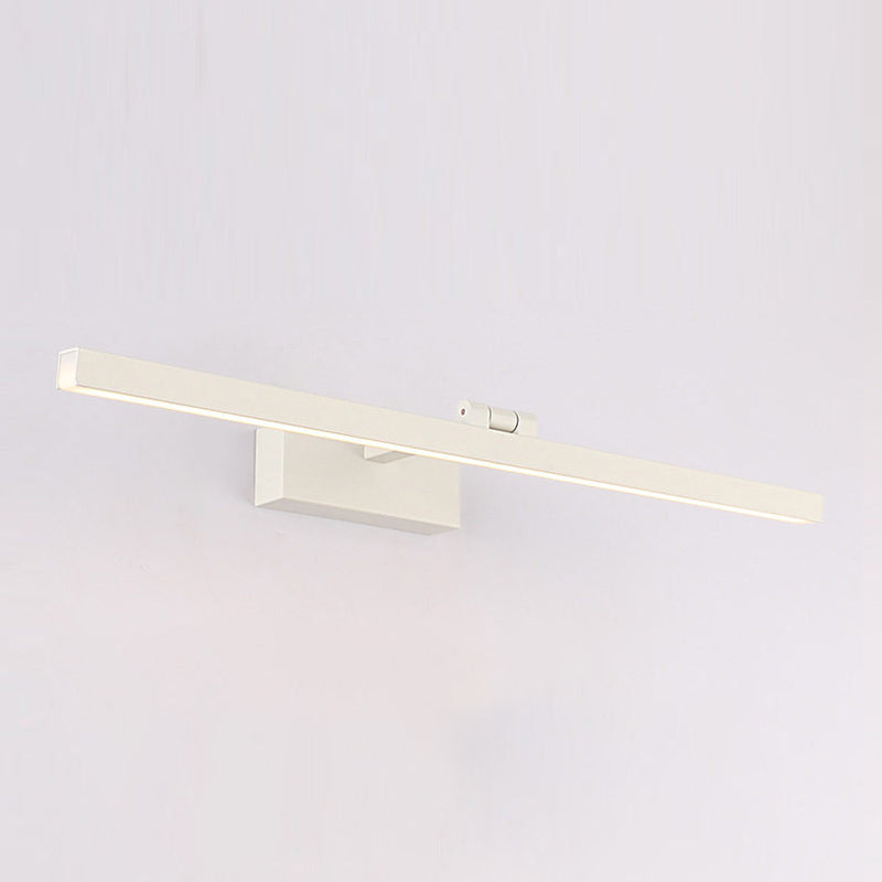 Metal Linear Shape Mirror Wall Light Modern Style 1 Light Mirror Wall Mounted Light
