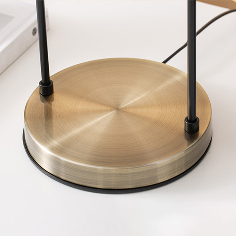 Lámpara de escritorio de metal nórdico, lámpara de mesa de cera fundida para aromaterapia para dormitorio