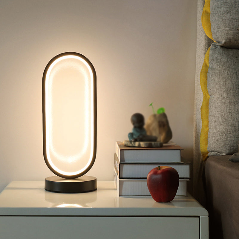 1-licht lineaire tafelverlichting moderne stijl metalen tafellicht voor het bedzijde