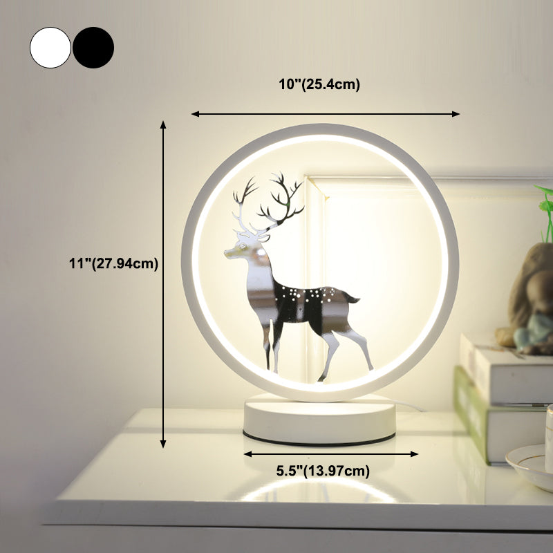 1 Light Linear Table Lighting Modern Style Metal Table Lighting for Desk