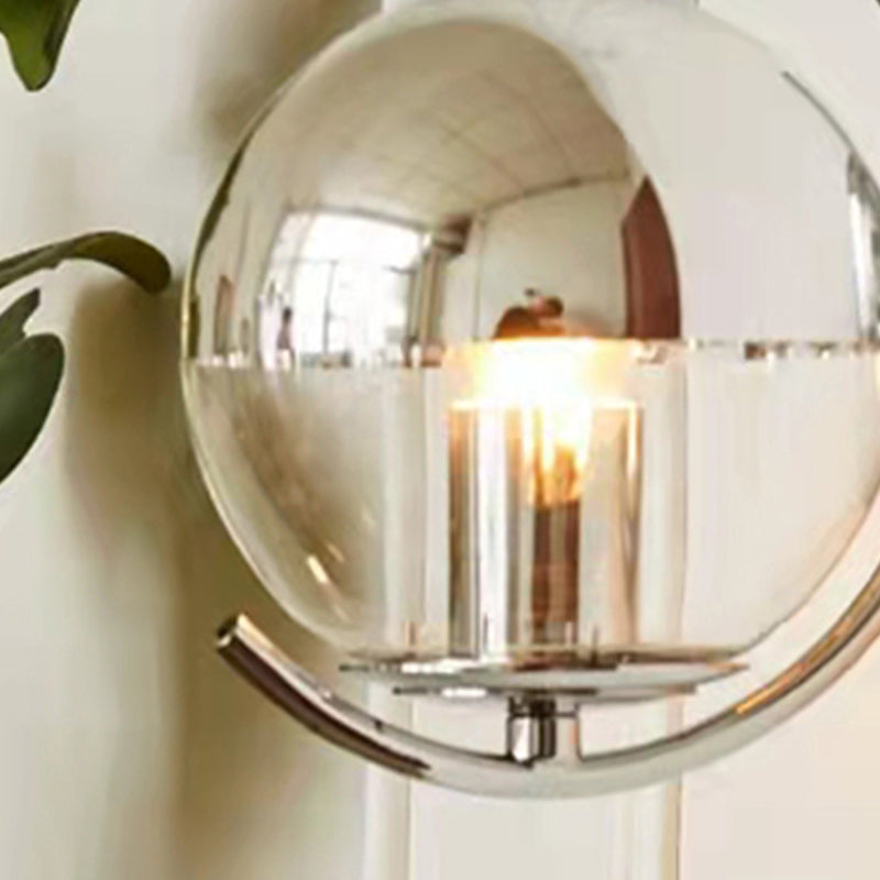 Modern Style Chandelier Household Glass Hanging Light for Sitting Room