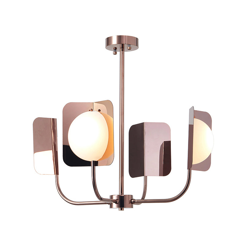 Postmodern Style Chandelier Light Metal Acrylic Pendant Light for Living Room