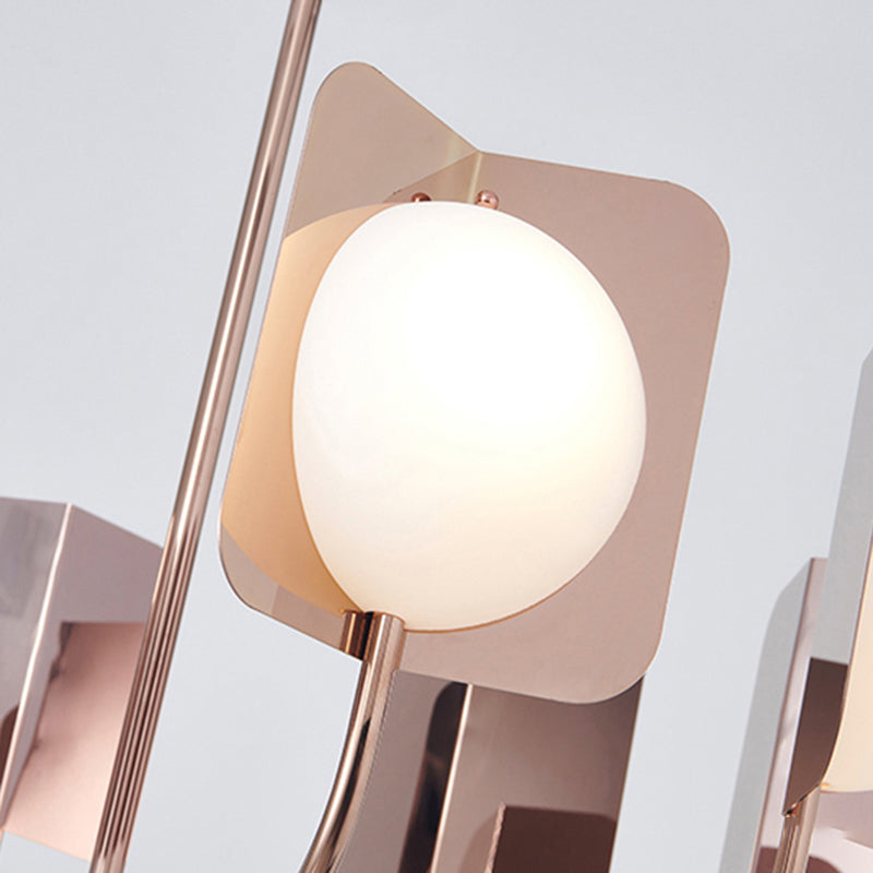 Postmodern Style Chandelier Light Metal Acrylic Pendant Light for Living Room