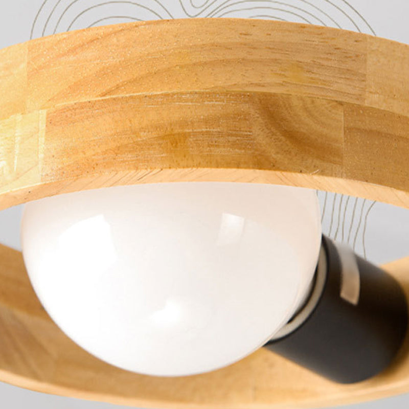 Chandelier en forme de Spoutnik en forme de lampe de caoutchouc nordique