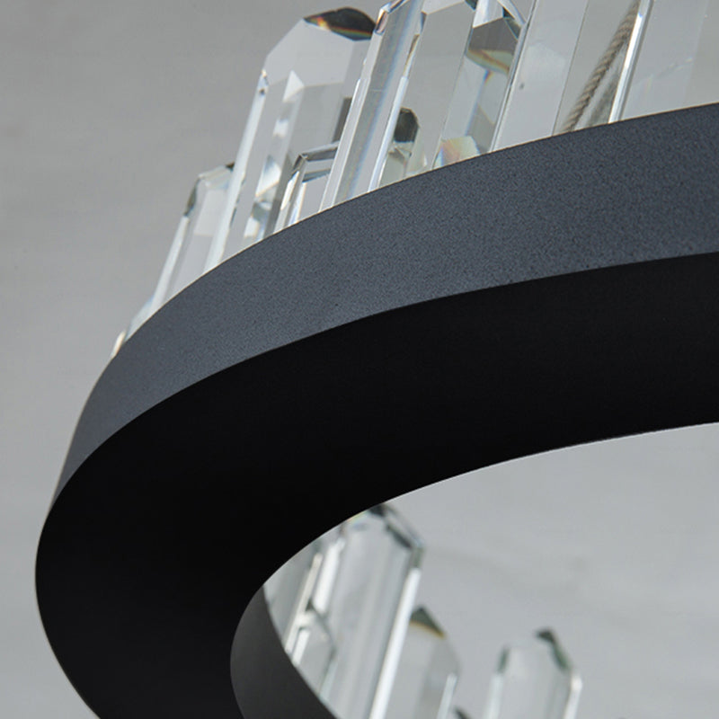 Noordse geometrische kroonluchter Crystal Single Light Led kroonluchter hanger voor woonkamer