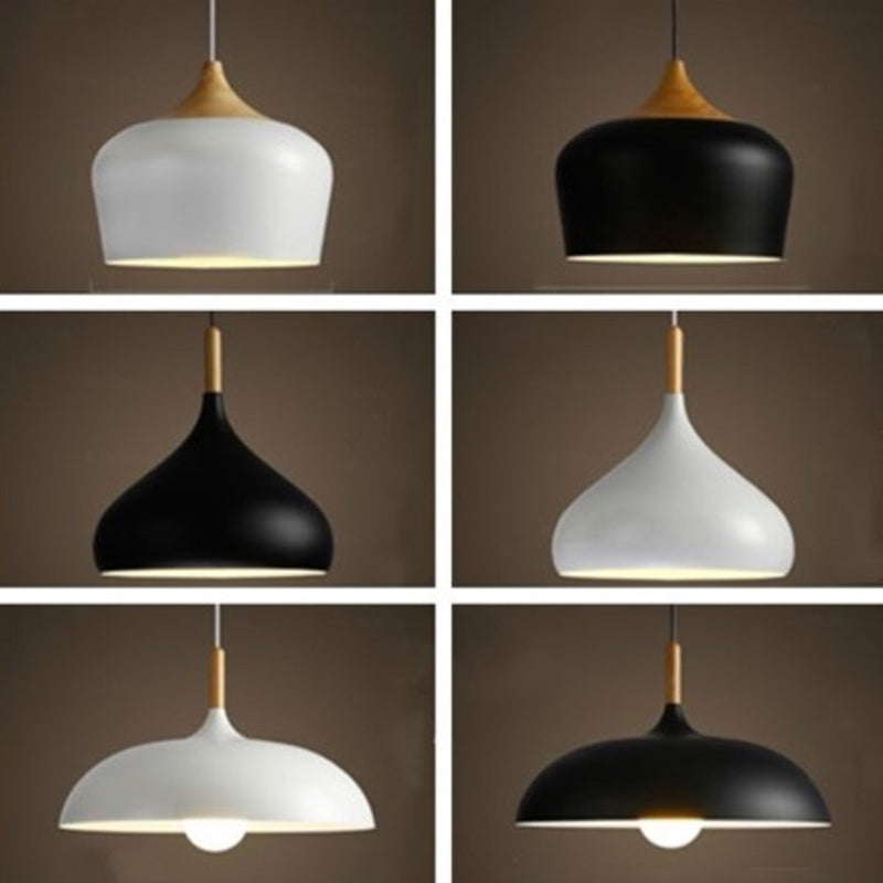 Geometric Shape Metal Hanging Light Modern Style 1 Light Hanging Light Mount Fixtures