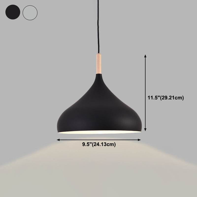 Geometric Shape Metal Hanging Light Modern Style 1 Light Hanging Light Mount Fixtures