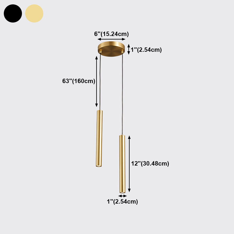 Halve cilinder metalen hangende licht moderne multi -lichten hangende montage verlichtingsarmaturen