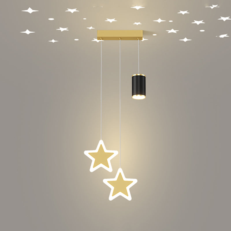 Eigentijdse stijl geometrie vorm hanglampen metaal 3 lichthangende lampen