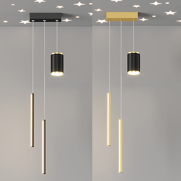 Eigentijdse stijl geometrie vorm hanglampen metaal 3 lichthangende lampen