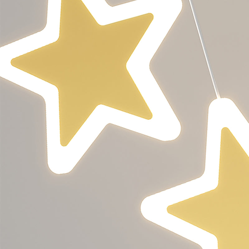 Eigentijdse stijl geometrie vorm hanglampen metaal 3 lichthangende lampen