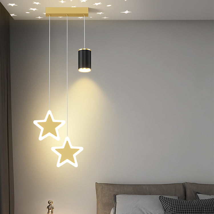 Eigentijdse stijl geometrie vorm hanglampen metaal 3 lichthangende lampen