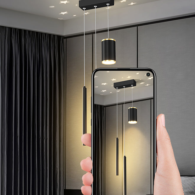 Eigentijdse stijl geometrie vorm hanglampen metaal 3 lichthangende lampen